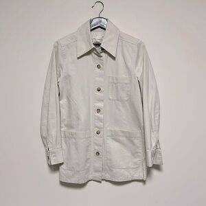 Aritzia Wilfred cream zenith chore jacket sz xs xsmall preloved